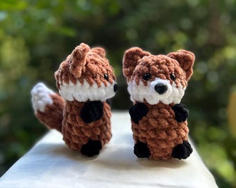 Fox Plushie | Handmade Crochet Amigurumi