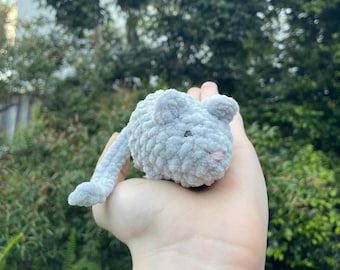 Handmade Crochet Mouse Plushie