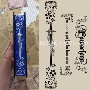 Digital File Powerless Stencil for DIY book sprayed edges