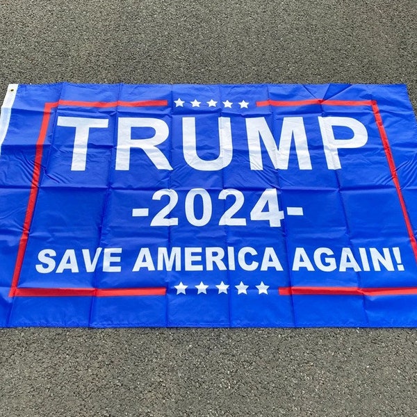 Donald Trump 2024 - Save America Again Flag 3x5