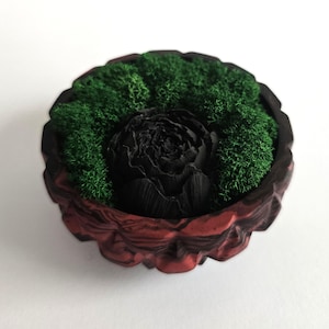 Passive diffuser, Moss art, Flower shape diffuser, Flower aroma stone, Essential oil diffuser, Biophilic decor, Preserved moss ornament bowl