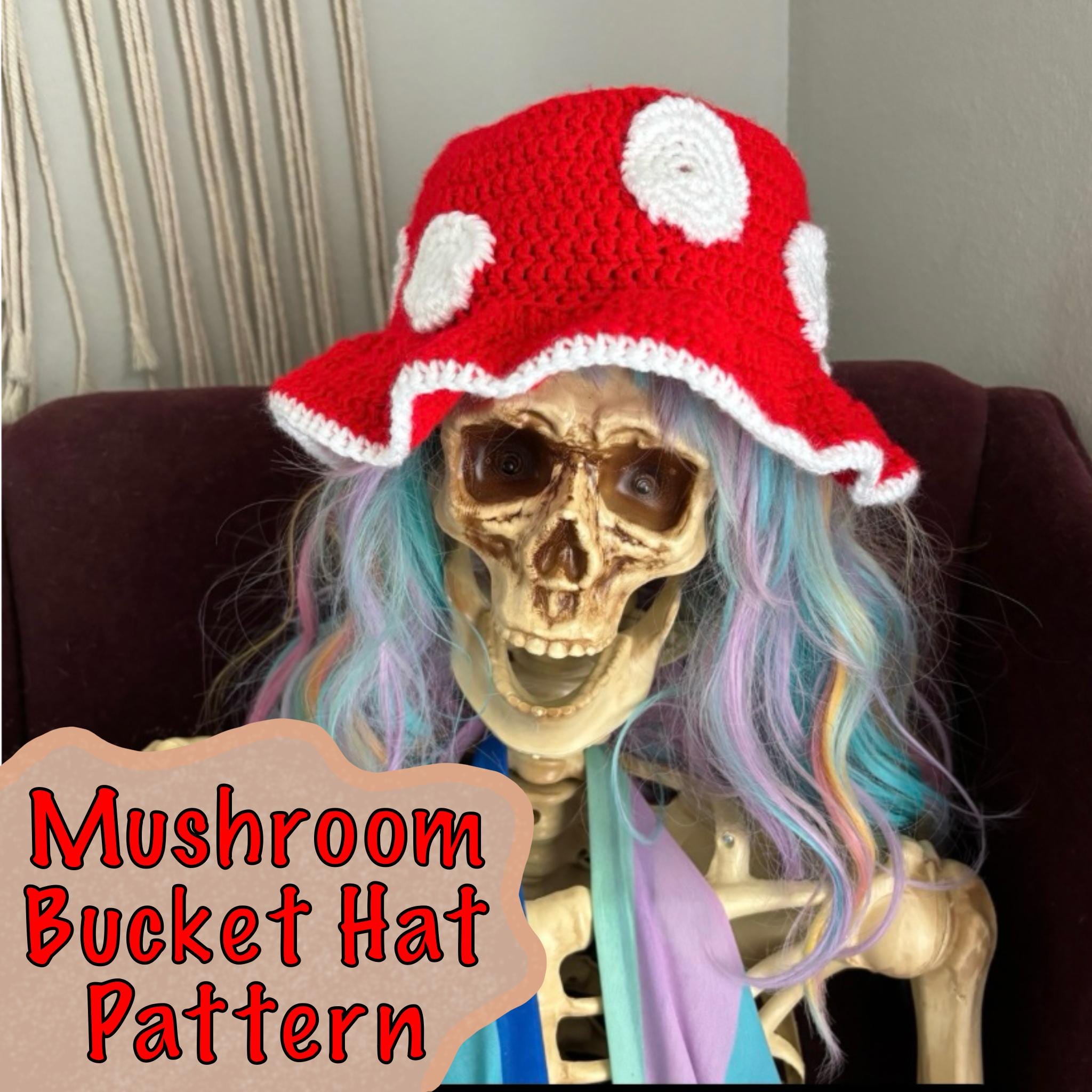 26 Mushroom Hat Crochet Patterns for Cottagecore, Fantasy, and Everyday Wear 17 Mushroom Bucket Hat Crochet Pattern Beginner Friendly