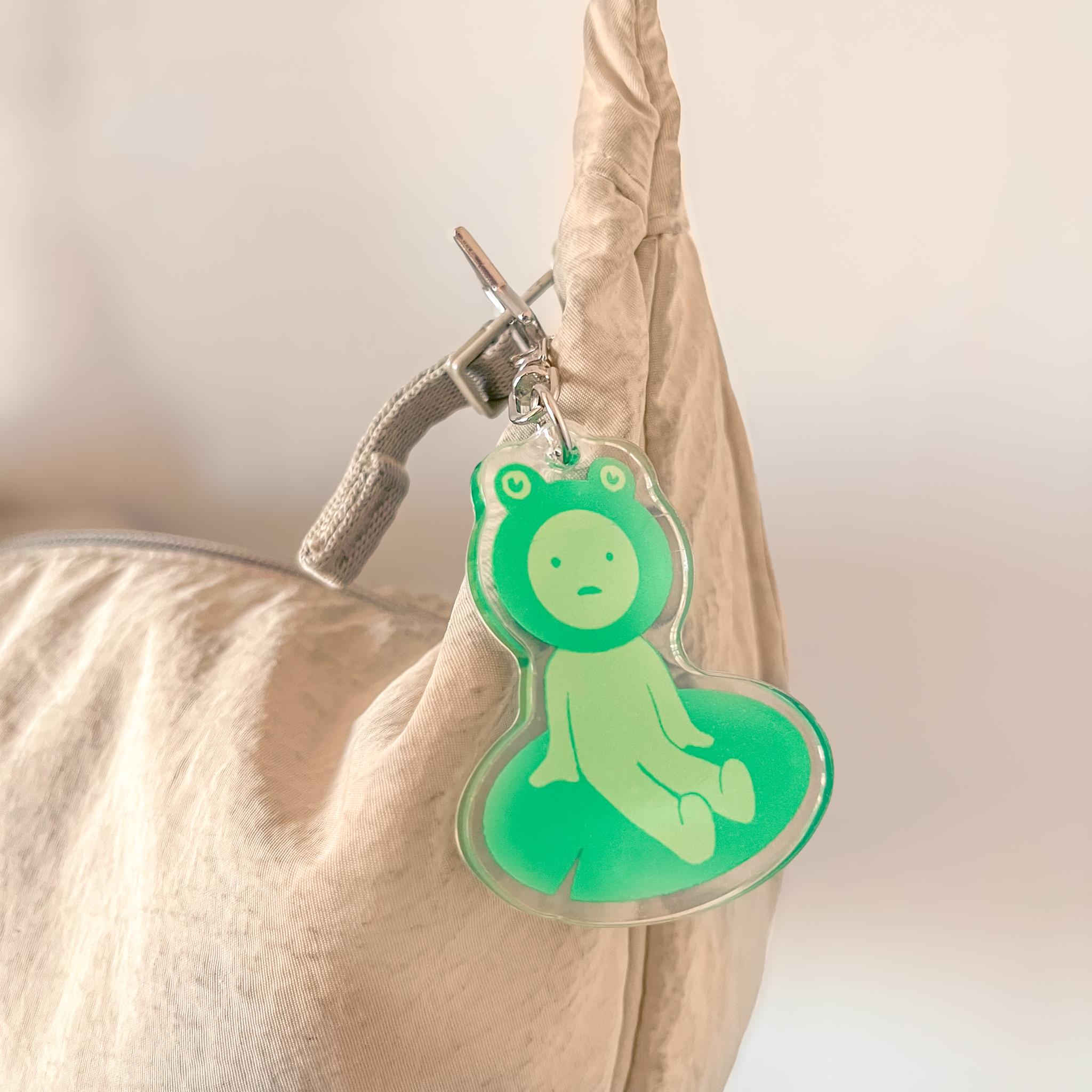 Green Guy Acrylic Keychain - Etsy
