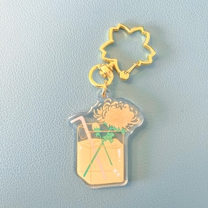 Chrysanthemum Tea Acrylic Keychain