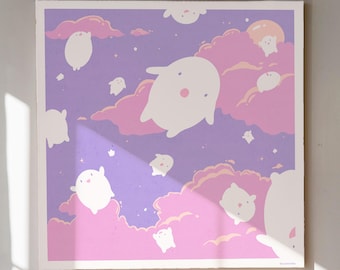 Sky Friends Art Print (6"x6")