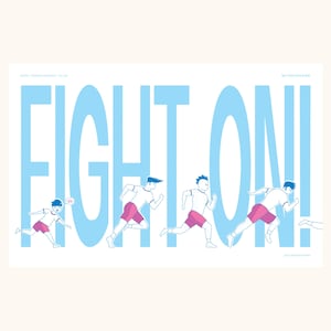 Fight On Body Improvement Club Art Print (8.5&quot;x5.5&quot; / 17&quot;x11&quot;)