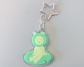 Green Guy Acrylic Keychain