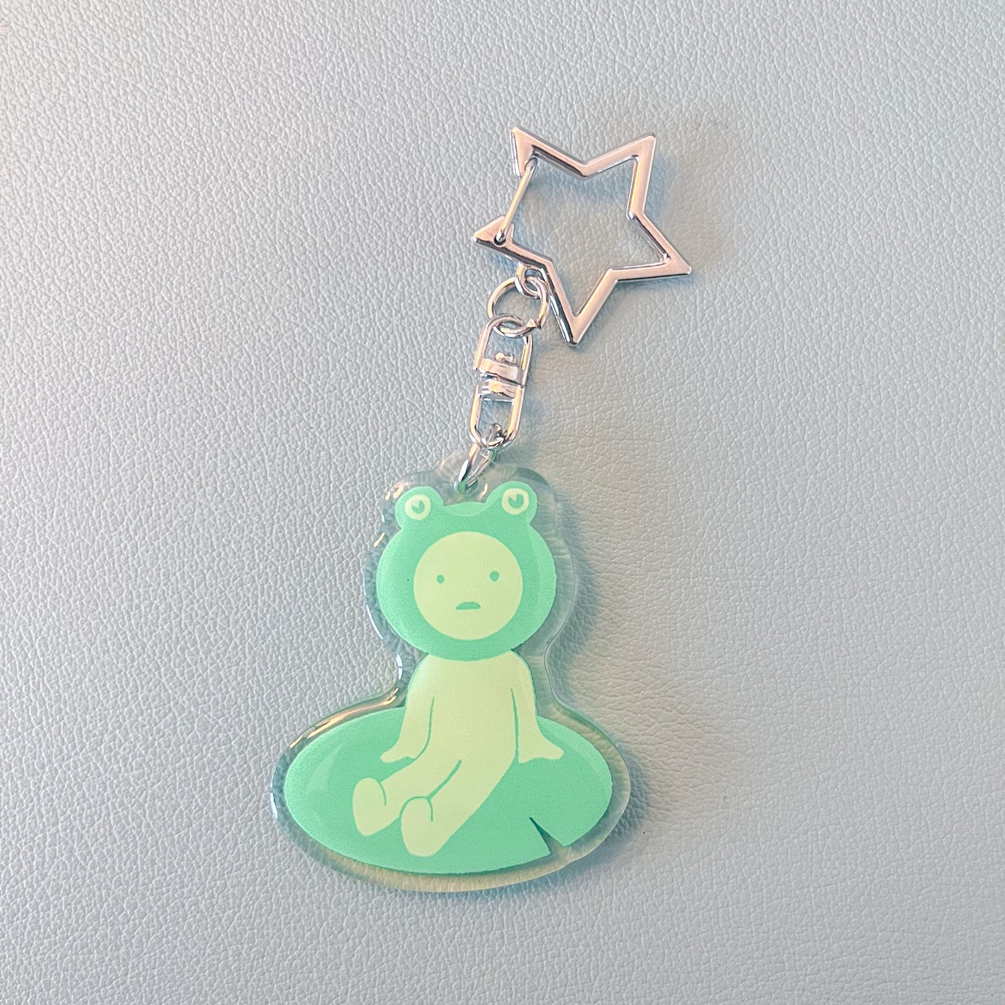 Green Guy Acrylic Keychain - Etsy