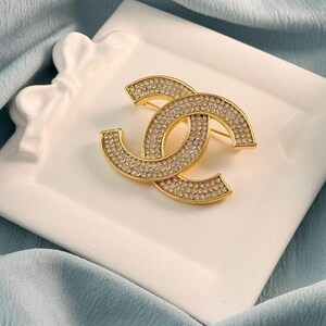 Chanel Brooch Silver - Etsy Hong Kong