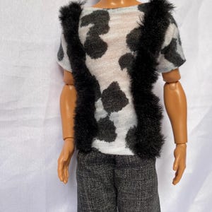 male doll top, male doll shirt, male fashion doll shirt, male doll cloth, 1/6 scale male doll top