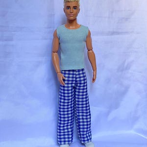 Male doll outfit, Male clothes with shoes for 12 inch dolls, Male doll shirt and pants, 30cm male doll clothes, 1/6 scale male doll fashion