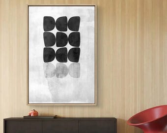 Japandi konsttryck: Minimalistisk Wabi Sabi heminredning (digital nedladdning) handritat