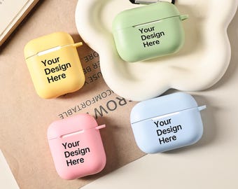 Personalized Airpods Case With Keychain For AirPods 4th Pro2 Pro,Apple Airpods Pro Pro2 1st 2nd 3rd 4th Generation Case,Gift for her/him