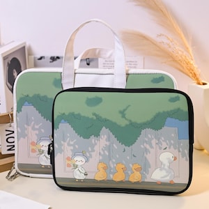 Cartoon Cute Laptop Sleeve,Laptop Case,Leather Laptop Sleeve,iPad Sleeve For iPad Air 6 Pro,Macbook Case For  Air 15 13 11 Pro 16 14