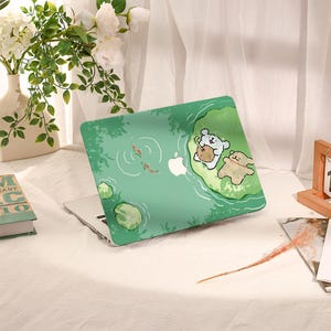 Cute Dogs Cartoon Macbook Case,Macbook Air Case,Macbook Pro Case,Macbook Pro 16 15 14 13 Air 13 11 Retina 15 Case,PU Leather Plastic Case