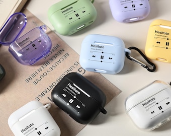 Custom Song Singer AirPods Case,Personalized Clear Colorful ShockProof Apple AirPod Cover,Airpods Pro Pro2 1st 2nd 3r Gen Case With Keychain