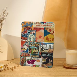 Cartoon Collage iPad Case,iPad Air Case For 13"/11"iPad Pro 2024,13"iPad Air 6 Case,iPad mini 6 Case,10.9"iPad 10 Case,13/11 in. iPad Case
