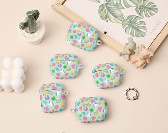 Funny Patterns AirPods 4th Case,AirPods Pro 2 Case Cover With Keychain,Personalised Apple Airpods Pro Pro2 1st 2nd 3rd 4th Generation Case
