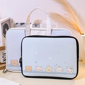 Cartoon Animals Laptop Sleeve,Laptop Case,Leather Laptop Sleeve,iPad Sleeve For iPad Air 6 Pro,Macbook Case For  Air 15 13 11 Pro 16 14
