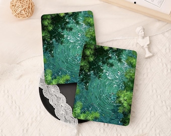 Leaves And Lake Kindle Paperwhite Case,Custom Kindle Paperwhite Kobo Cover Paperwhite 6.8" Kindle 6" 10th 11th Generation Case Cover