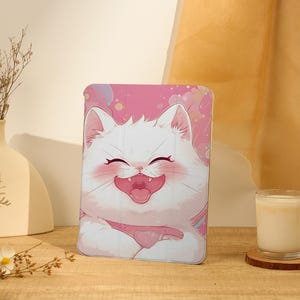Cute Cat Cartoon iPad Case,iPad Air Case For 13"/11"iPad Pro 2024,13"iPad Air 6 Case,iPad mini 6 Case,10.9"iPad 10 Case,13/11 in. iPad Case