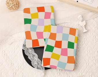 Colorful Lattices Kindle Paperwhite Case,Custom Kindle Paperwhite Kobo Cover Paperwhite 6.8" Kindle 6" 10th 11th Generation Case Cover