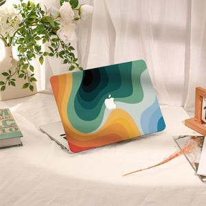 Bunter Macbook Fall, Macbook Air Fall, Macbook Pro Fall, Macbook Pro 16 15 14 13 Luft 13 11 Retina 15 Fall, PU-Leder-Kunststofffall