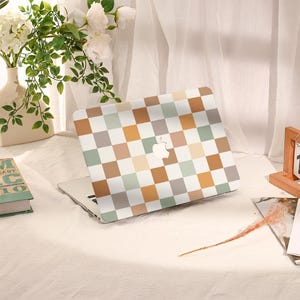 Color Lattices Macbook Case,Macbook Air Case,Macbook Pro Case,Macbook Pro 16 15 14 13 Air 13 11 Retina 15 Case,PU Leather Plastic Case
