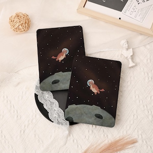 Space Cat Cute Kindle Paperwhite Case,Custom Kindle Paperwhite Kobo Cover Paperwhite 6.8&quot; Kindle 6&quot; 10th 11th Generation Case Cover