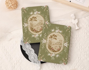 Green Oil Painting Kindle Paperwhite Case,Custom Kindle Paperwhite Kobo Cover Paperwhite 6.8" Kindle 6" 10th 11th Generation Case Cover