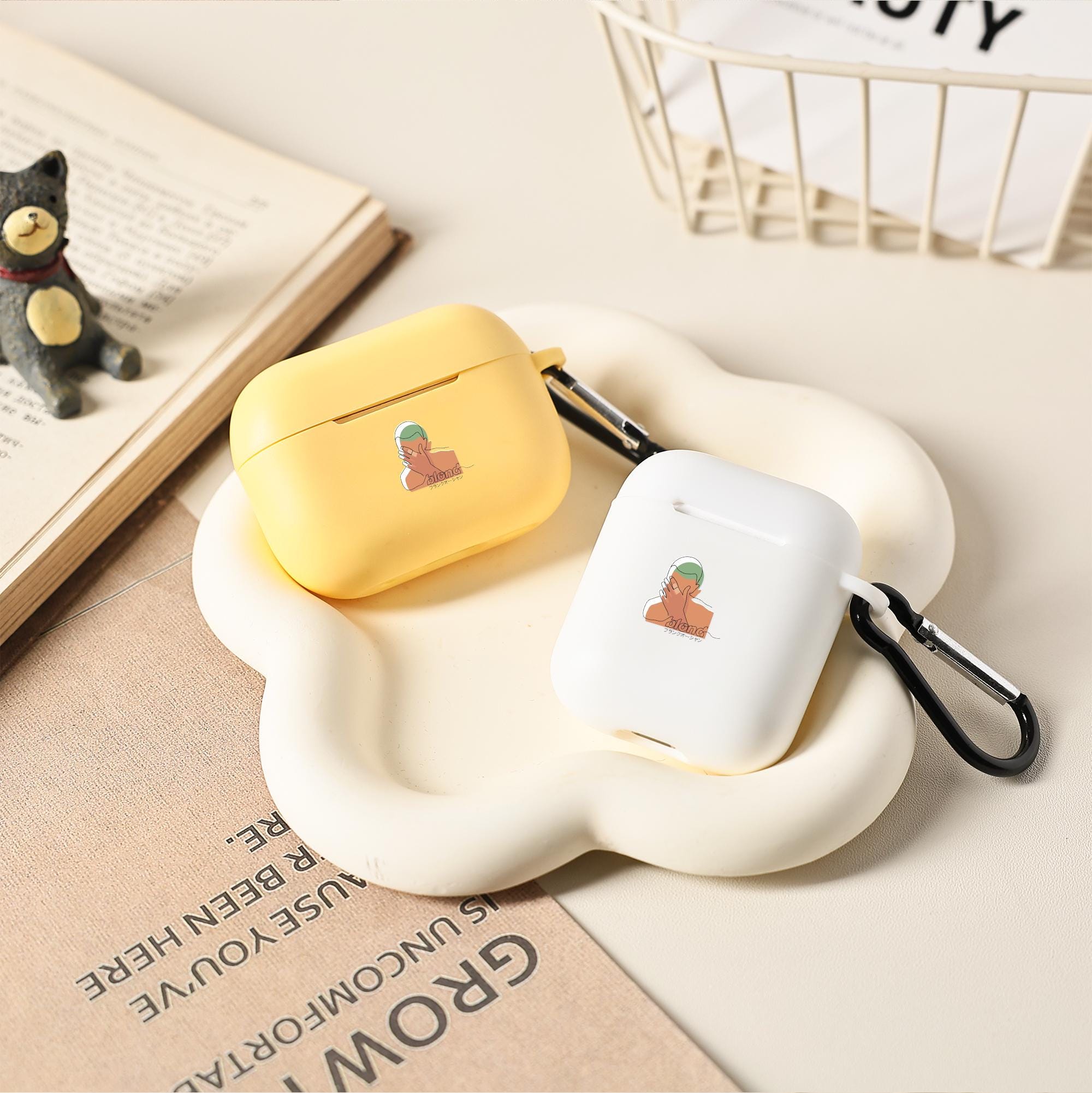 Minimalistic Frank Ocean Blond Personalized Airpods Case With