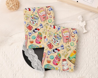 Cartoon Patterns Kindle Paperwhite Case,Custom Kindle Paperwhite Kobo Cover Paperwhite 6.8" Kindle 6" 10th 11th Generation Case Cover