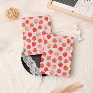 Cartoon Strawberry Kindle Paperwhite Case,Custom Kindle Paperwhite Kobo Cover Paperwhite 6.8&quot; Kindle 6&quot; 10th 11th Generation Case Cover