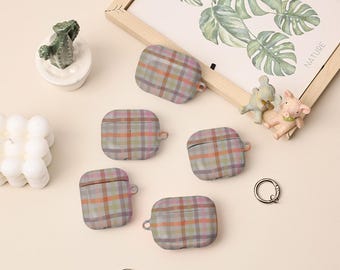 Color Lattices AirPods 4th Case,AirPods Pro 2 Case Cover With Keychain,Personalised Apple Airpods Pro Pro2 1st 2nd 3rd 4th Generation Case