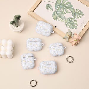 Cute Cartoon Cat AirPods 4th Case,AirPods Pro 2 Case Cover With Keychain,Personalised Apple Airpods Pro Pro2 1st 2nd 3rd 4th Generation Case