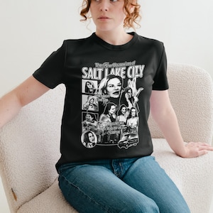 RHOSLC - Salt Lake City, Real Housewives Unisex Shirt (B&W)