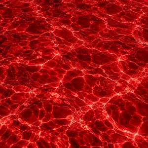Ruby Water Texture PNG, Red Digital Paper Background, 4000 x 4000 Download