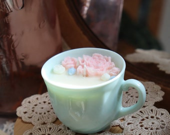 Léa model candle - porcelain cup