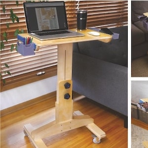 Adjustable Laptop Desk woodworking Plan Diy