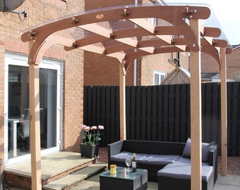 Garden pergola Frame/2400 x 2400 mm / 8x8 ft Vector plans DXF/Ai Files CNC router.