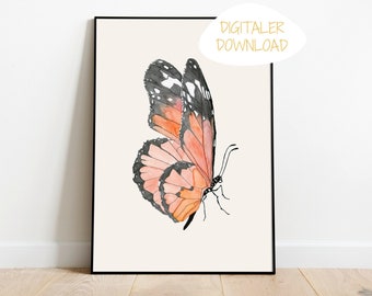 Mariposa | Mariposa monarca | insecto | Pósteres | Postal | Descargar | descarga digital