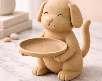 Dog Tray Holder STL File, Puppy Key Holder, Desk Organizer (Digital Download)