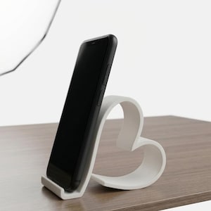 ハート型スマホホルダーSTLファイル - 3Dプリント用ファイル、LOVE（デジタルダウンロード）