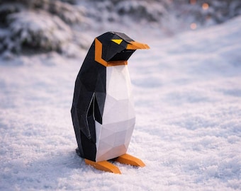 3D Penguin Figurine 3D Model STL | Printable Animal Decor