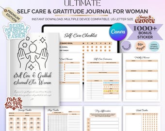 Self-Care Gratitude Journal for Women: Mindfulness & Reflection