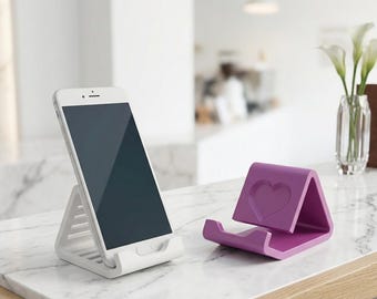 Phone Holder STL 14 PİECES Design Bundle- 3D Print File,Unsupported Printing for Phone Without Case (Digital Download)