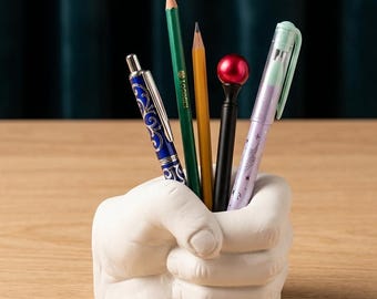 Hand Shaped Desk Organizer STL File, Modern Office Accessories 3D Print, Creative Pen Stand, Executive Desk Decor STL(Digital Download)