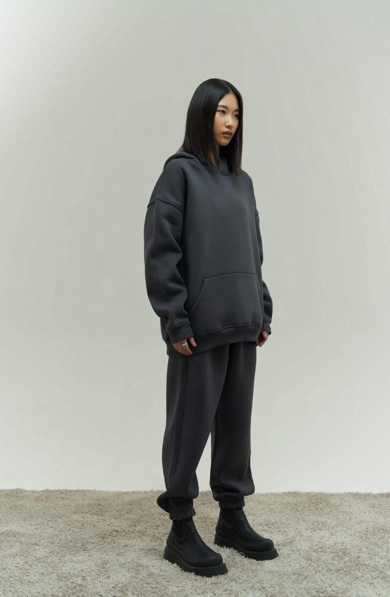 Women’s Hoodie and Jogger Set – Two Piece Pullover Tracksuit for Casual Wear