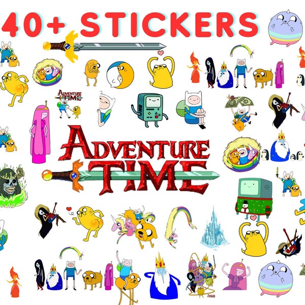 Adventure Time SVG Bundle - Digital Design Download - Cartoon SVG & PNG - Instant Access