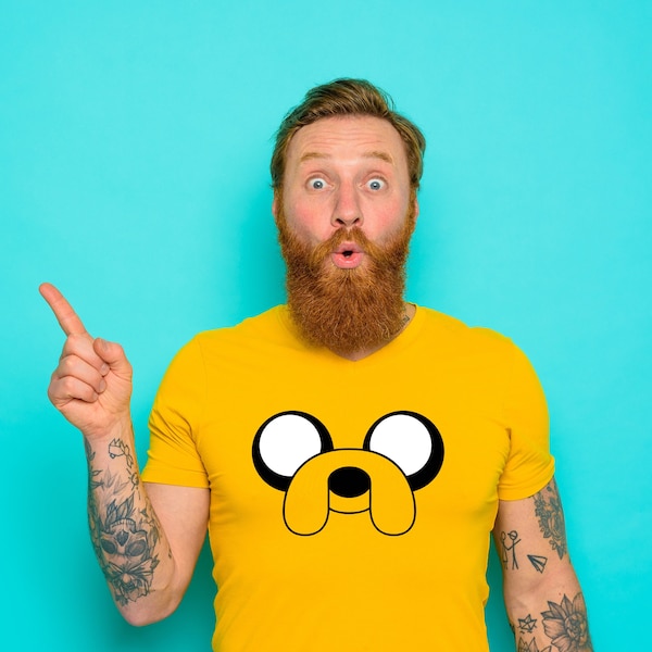 Jake the Dog Adventure Time T-Shirt SVG & PNG Digital Design - DIY Cosplay Costume